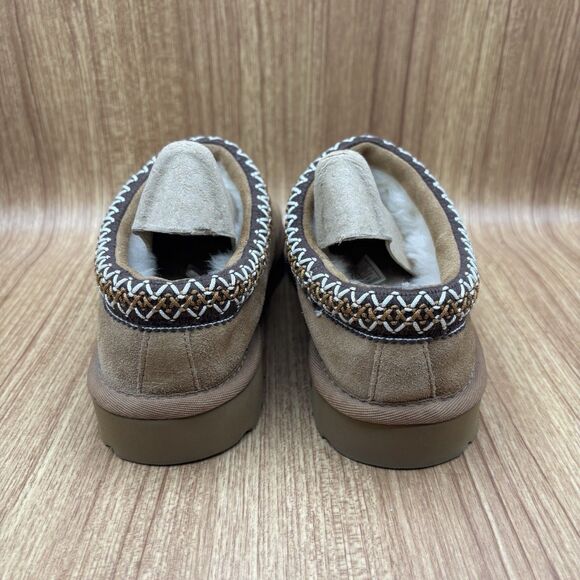 UGG Tasman Women’s Slippers in Chestnut 5955-CHE Size 6 Slip On Lined Shoes - Picture 4 of 9